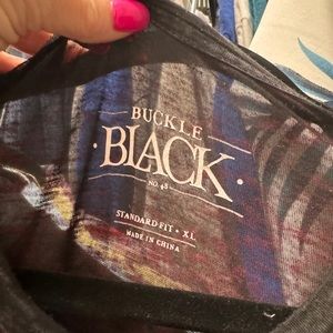 BUCKLE BLACK long sleeve lightweight shirt